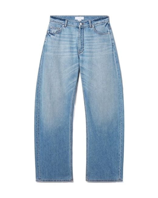 Stella McCartney Blue Mid Waist Relaxed Curve Jeans