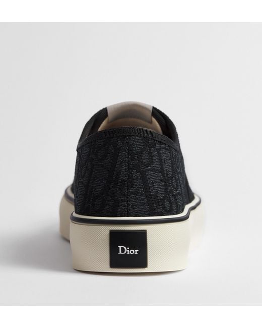 Dior Black Homme Saltwind Low-Top Sneakers for men