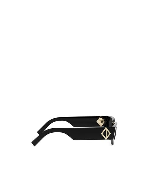 Dior White Eyewear Irregular Frame Sunglasses for men