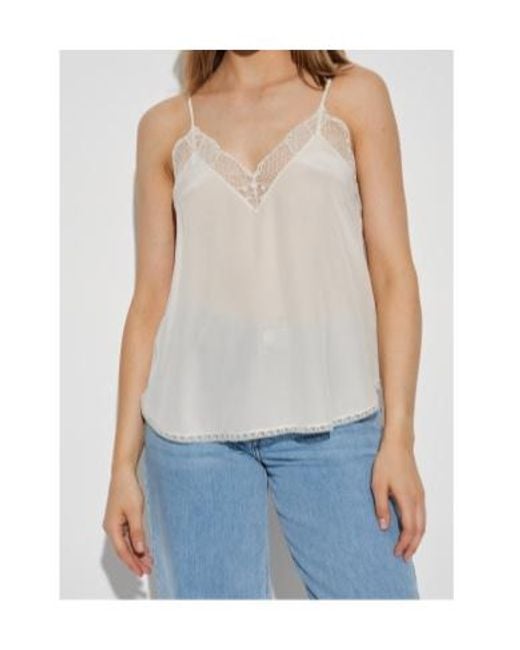 Zadig & Voltaire Natural Suspender Top