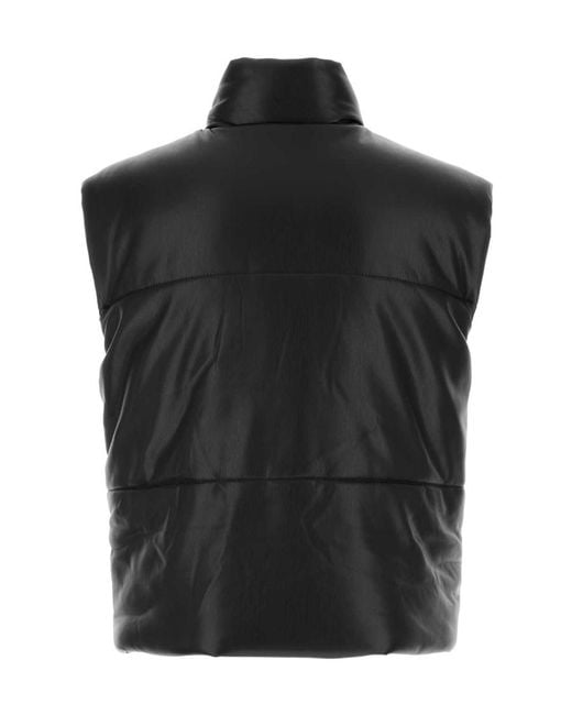 Nanushka Black Quilted Sleeveless Padded Jacket for men