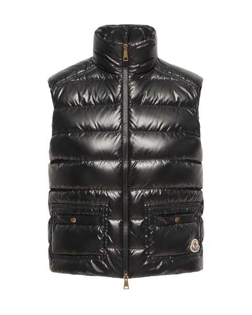 Moncler Black Frelon Down Vest