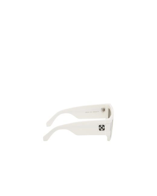 Off-White c/o Virgil Abloh White Square Frame Sunglasses for men