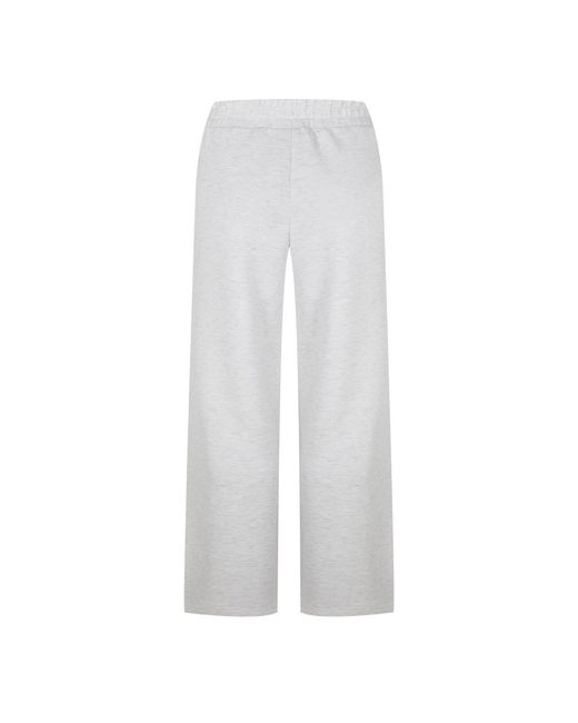 Varley White Elastic Waist Sweatpants