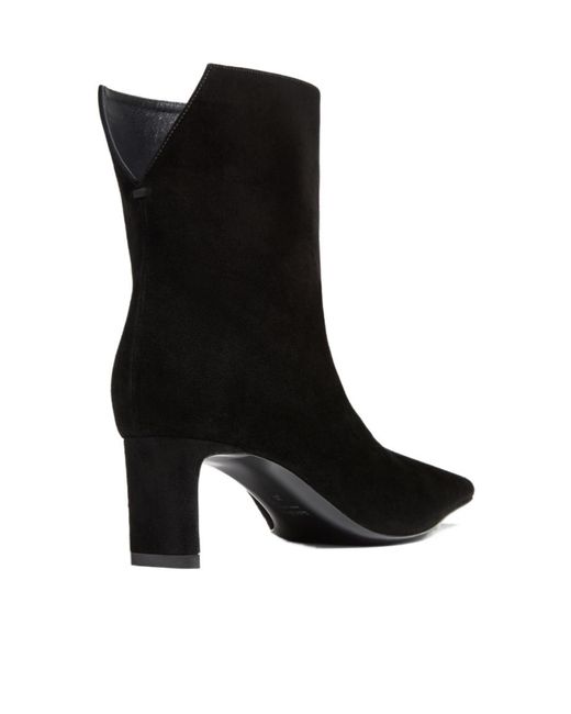 Khaite Black Ona Ankle Boots
