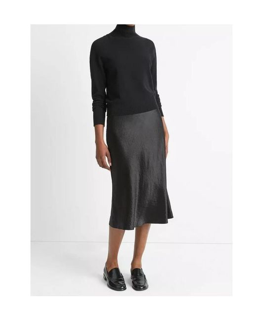 Vince Black Long-Sleeved Sweater