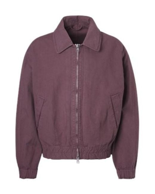 Our Legacy Purple Dual-Zipper Jacket for men