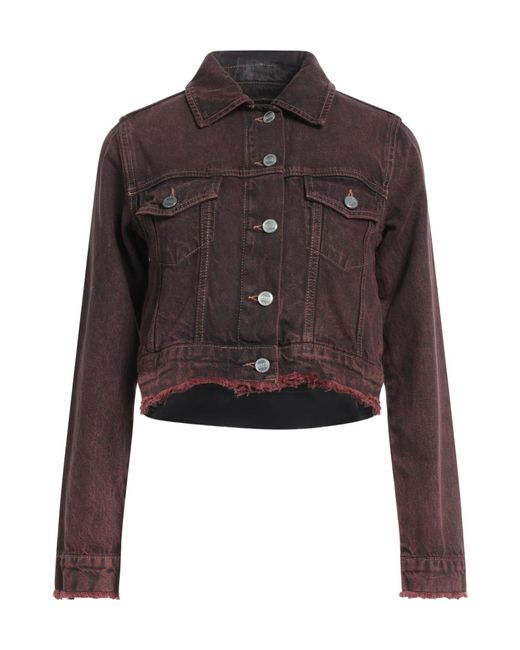 Ganni Brown Denim Jackets
