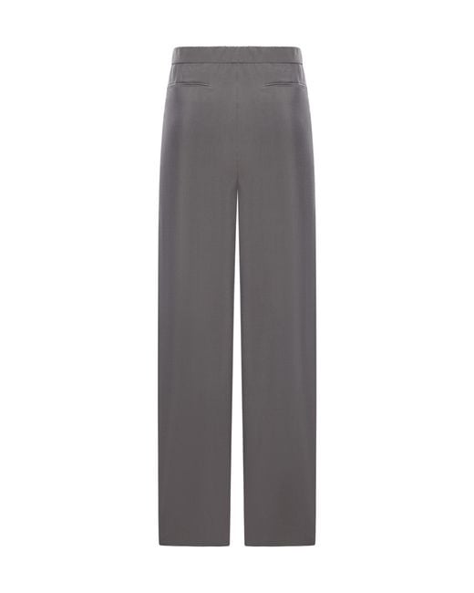 Giorgio Armani Gray Buttoned Trousers for men