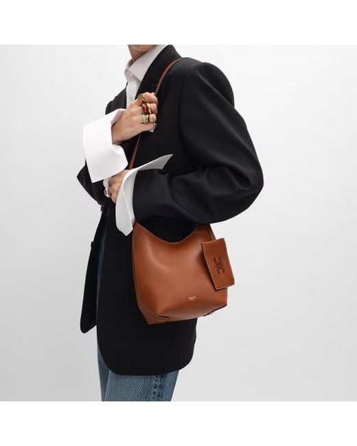 Céline Brown Small Hobo