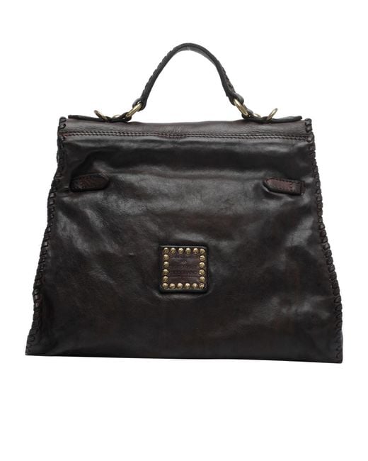 Campomaggi Black Shoulder Bag With Handle