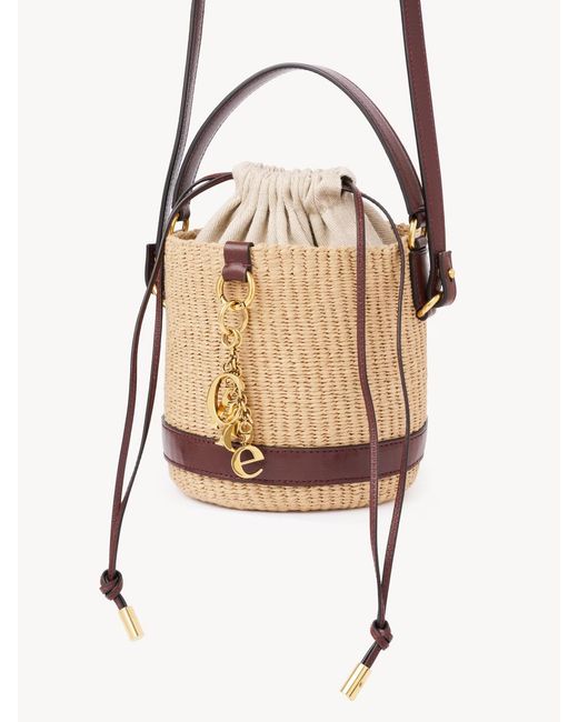 Chloé White Chloé Charms Basket Bag