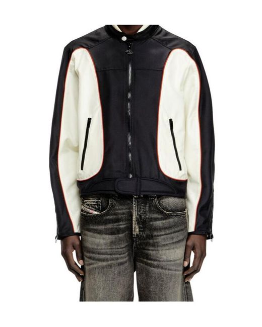 DIESEL Black Light Jackets for men