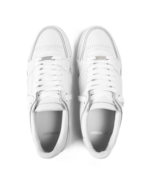 Represent White Apex Low-Top Trainers for men
