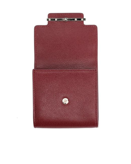 Tom Ford Red Foldover Top Wallet