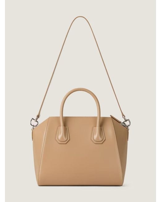 Givenchy Natural Antigona Small Leather Shoulder Bag