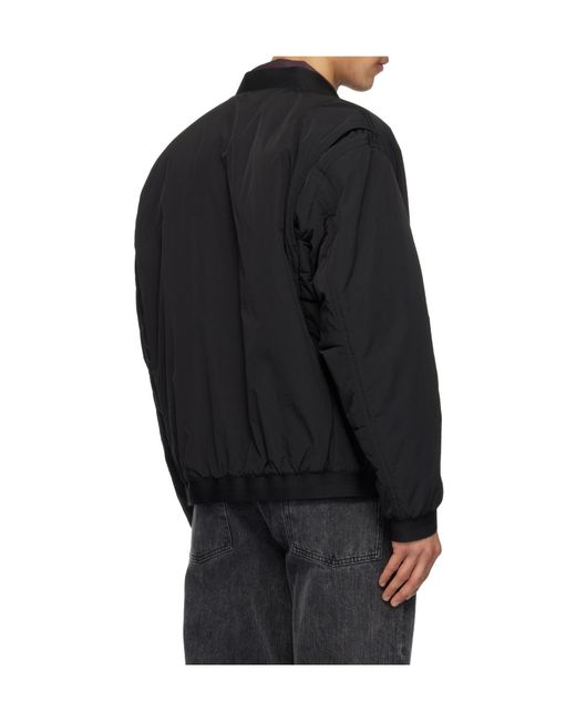 Boss Black Long-Sleeved Waterproof Bomber Casual Jacket for men