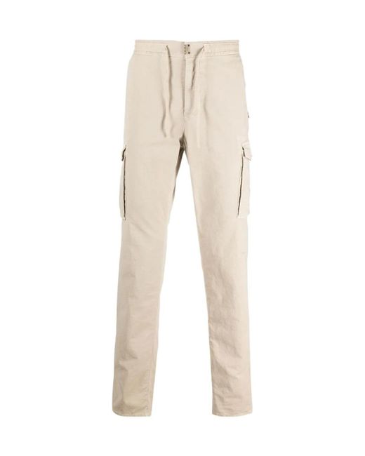 Incotex Natural Straight-Leg Cargo Trousers for men