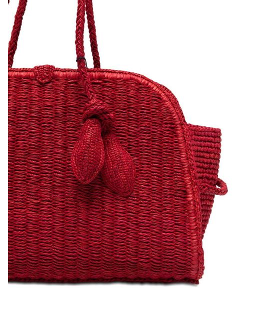 Jacquemus Red Woven Shoulder Bag