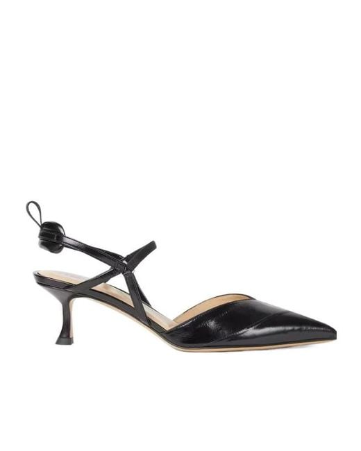 Fendi Black Very Colibri Hagfish Medium-Heeled Slingbacks
