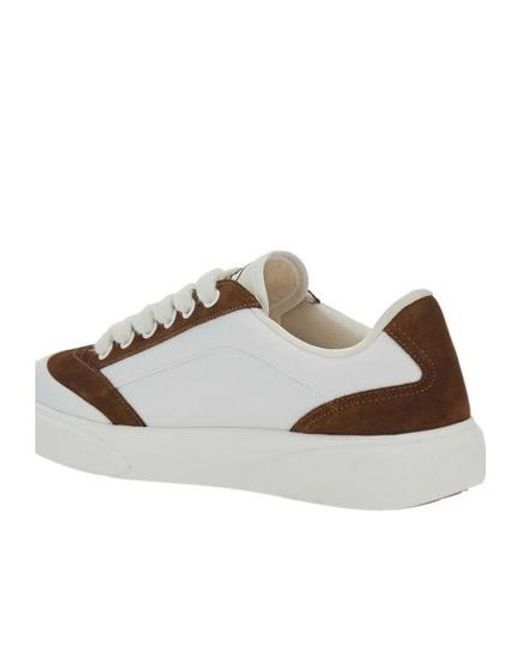 Casablanca White Del Mar Logo Low-Top Sneakers for men