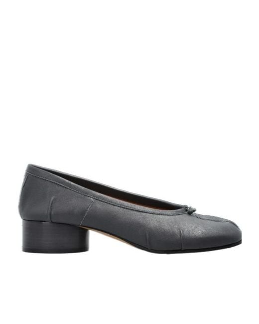 Maison Margiela Gray Tabi Toe Heeled Shoes