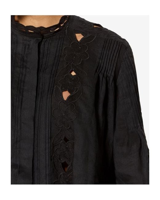 Isabel Marant Black Rubra Top