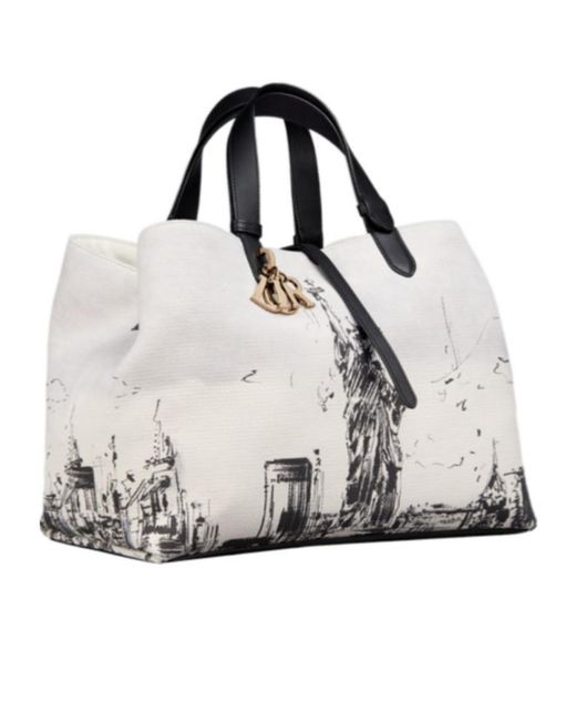 Dior White Large Toujours Bag