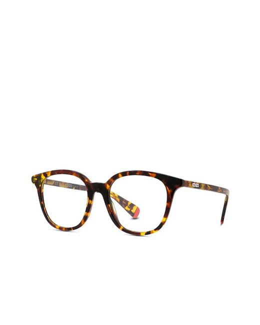 KENZO White Square Frame Glasses for men