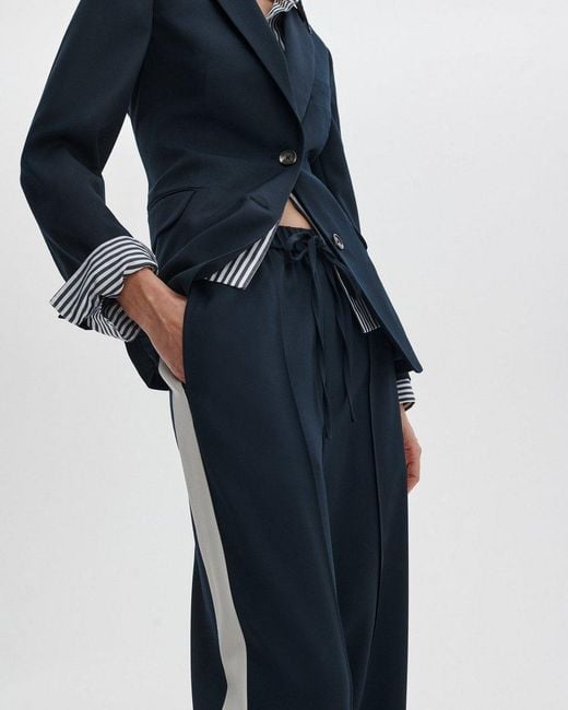 Rag & Bone Blue Elastic Waist Casual Pants