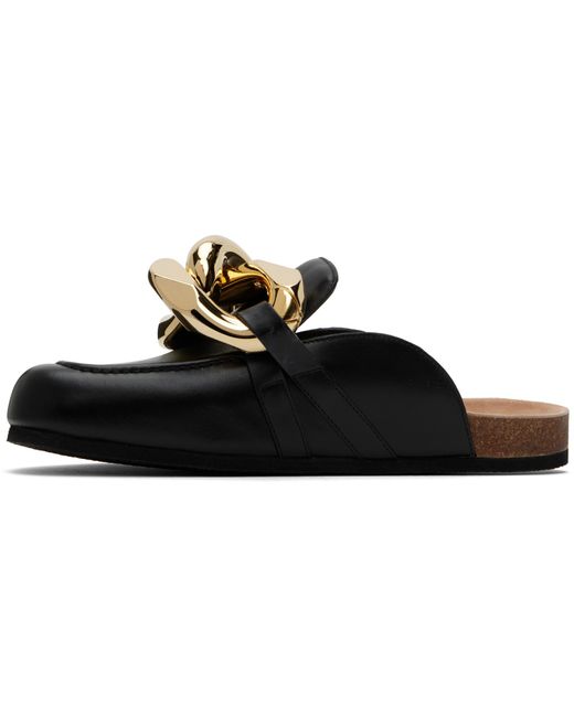 J.W. Anderson Black Flat Slippers for men