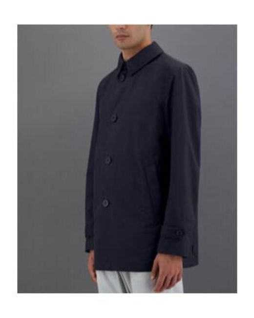 Herno Blue Gore-Tex Paclite Laminar Raincoat for men