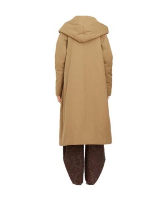 Uma Wang Natural Long-Sleeved Cardigan Coat