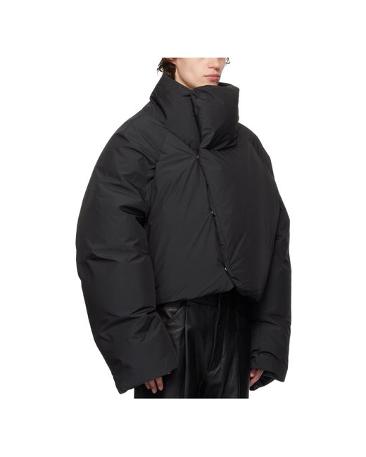 Entire studios Black Dbl Down Jacket for men