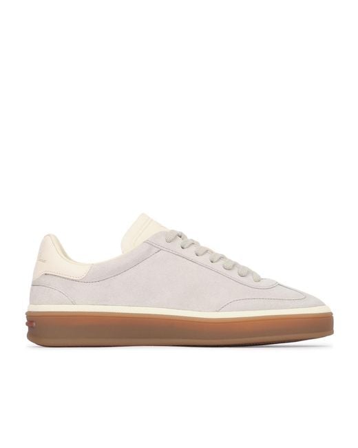 Loro Piana White Tennis Walk Sneakers