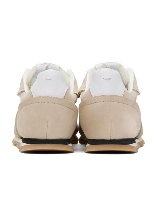 Maison Margiela White Low-Top Leisure Sneakers for men