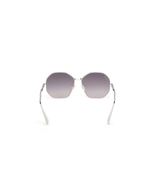 Max Mara Multicolor Miller Geometric Frame Sunglasses