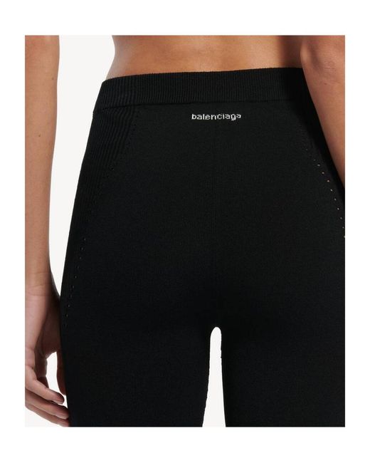 Balenciaga Black Techwear Leggings