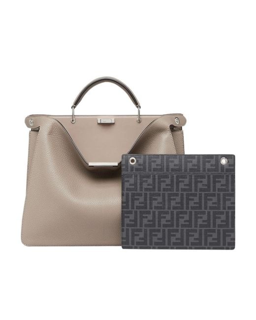 Fendi Multicolor Medium Peekaboo Iseeu Handbag for men