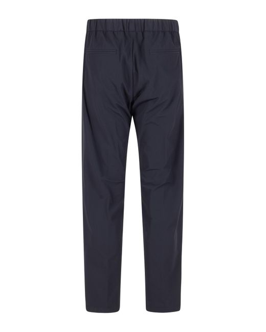 Herno Blue Logo Track Pants for men