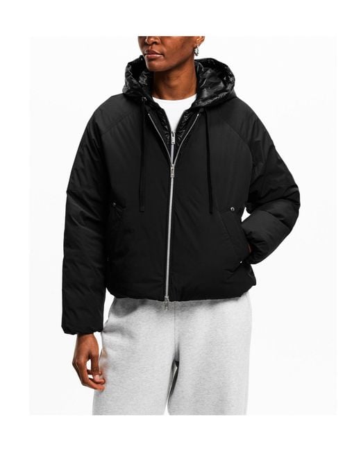 Moose Knuckles Black Lightweight Bomber Jacket