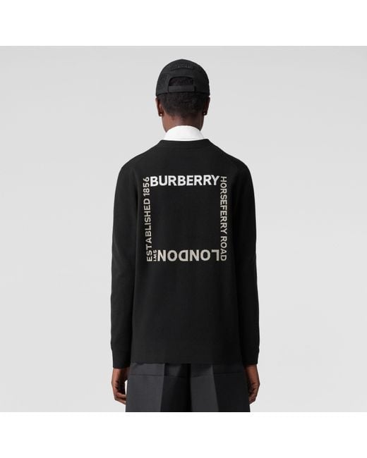 Burberry Black V-Neck Button-Fastening Cardigan