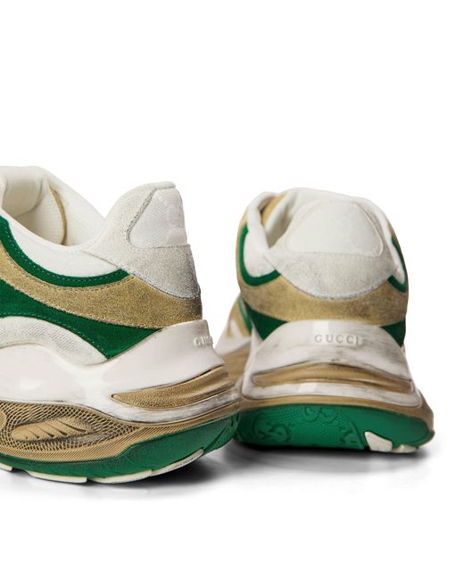 Gucci Green Thick And Casual Shoes for men