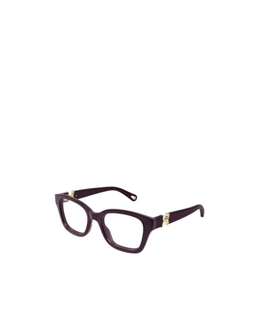 Chloé White Chloé Eyewear Square-Frame Glasses