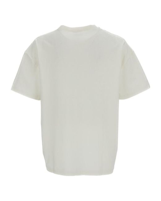 A.P.C. White Fragment Logo T-Shirt for men