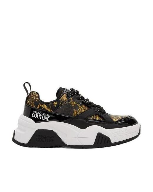 Versace Jeans Black Logo Casual Sports Shoes