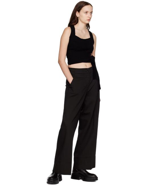 Holzweiler Black Square Collar Short Sling