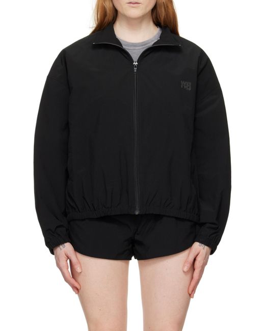 Alexander Wang Black Zipped Track Jacket