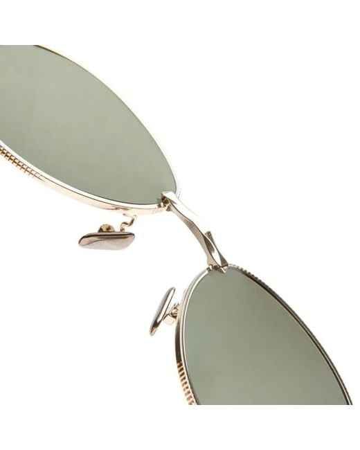 Kuboraum White P72 Round-Frame Sunglasses for men