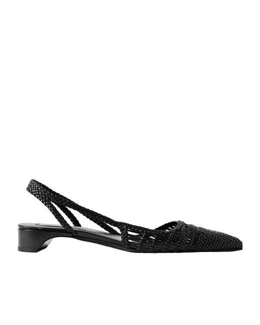 Gabriela Hearst Black Pointed-Toe High-Heeled Sandals